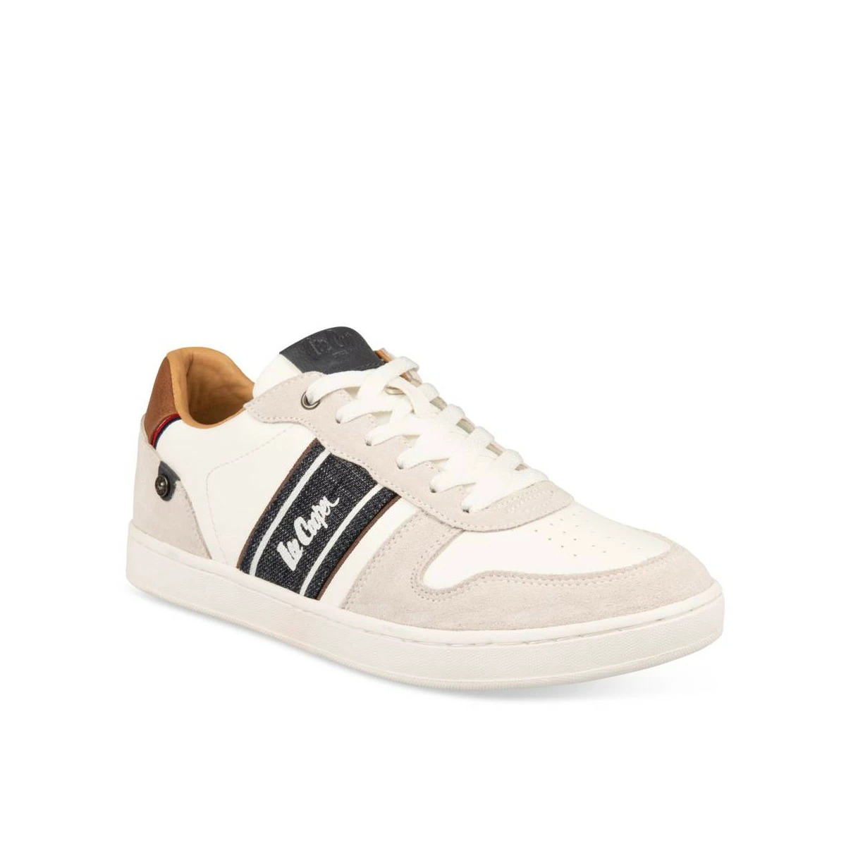 Baskets BLANC LEE COOPER 1 Baskets BLANC LEE COOPER