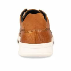 Baskets COGNAC DENIM SIDE CUIR -magasin de chaussures baskets cognac denim side cuir 2