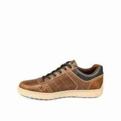 Baskets MARRON DENIM SIDE 8 Baskets MARRON DENIM SIDE -magasin de chaussures baskets marron denim side 40