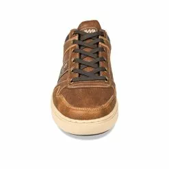 Baskets MARRON DENIM SIDE 9 Baskets MARRON DENIM SIDE -magasin de chaussures baskets marron denim side 41
