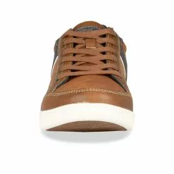 Baskets MARRON DENIM SIDE 9 Baskets MARRON DENIM SIDE -magasin de chaussures baskets marron denim side 46
