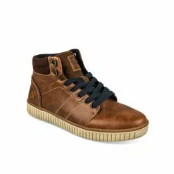 Baskets MARRON DENIM SIDE