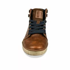 Baskets MARRON DENIM SIDE -magasin de chaussures baskets marron denim side 51