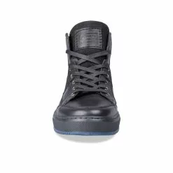 Baskets NOIR DENIM SIDE CUIR -magasin de chaussures baskets noir denim side cuir 10