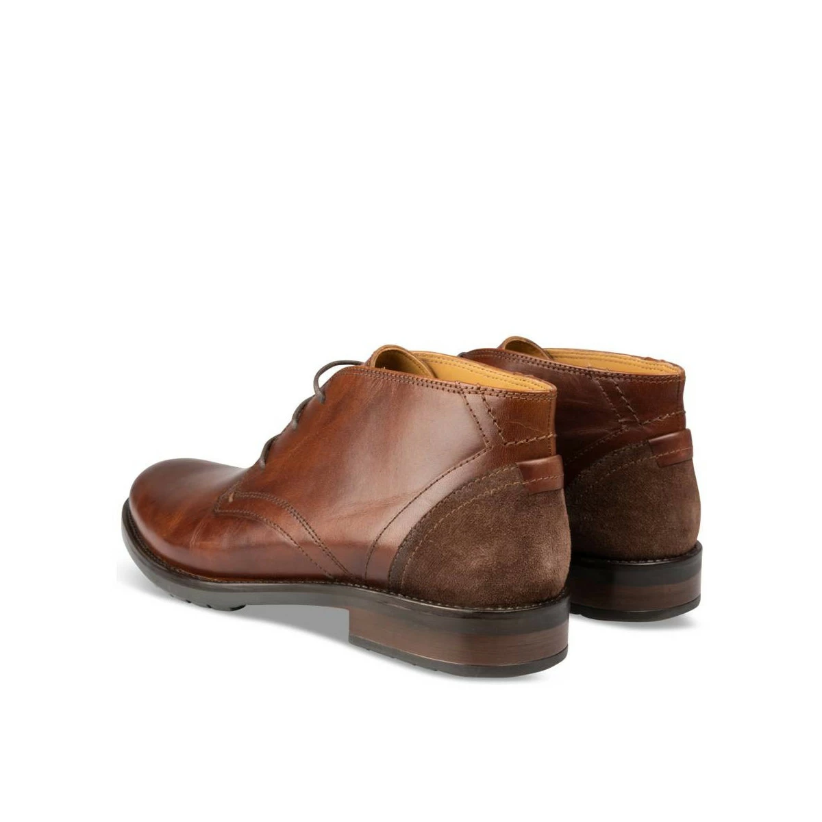 Bottines COGNAC B-BLAKE CUIR 4 Bottines COGNAC B-BLAKE CUIR â Image 4