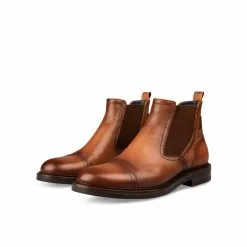 Bottines COGNAC B-BLAKE CUIR