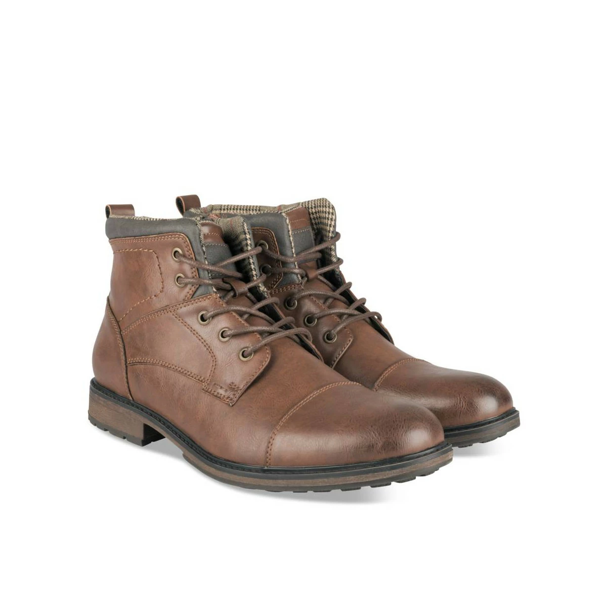 Bottines COGNAC DENIM SIDE 2 Bottines COGNAC DENIM SIDE – Image 2