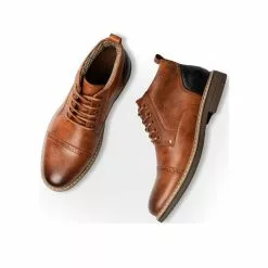 Bottines COGNAC DENIM SIDE -magasin de chaussures bottines cognac denim side 9