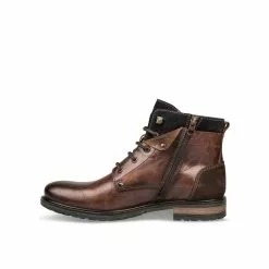 Bottines COGNAC DENIM SIDE CUIR -magasin de chaussures bottines cognac denim side cuir 23