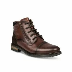 Bottines COGNAC DENIM SIDE CUIR