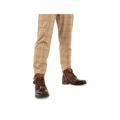 Bottines COGNAC DENIM SIDE CUIR -magasin de chaussures bottines cognac denim side cuir 46