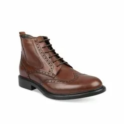 Bottines MARRON B-BLAKE CUIR