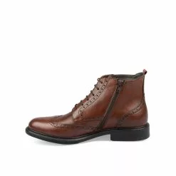 Bottines MARRON B-BLAKE CUIR -magasin de chaussures bottines marron b blake cuir 22