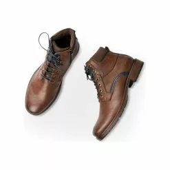 Bottines MARRON DENIM SIDE -magasin de chaussures bottines marron denim side 109