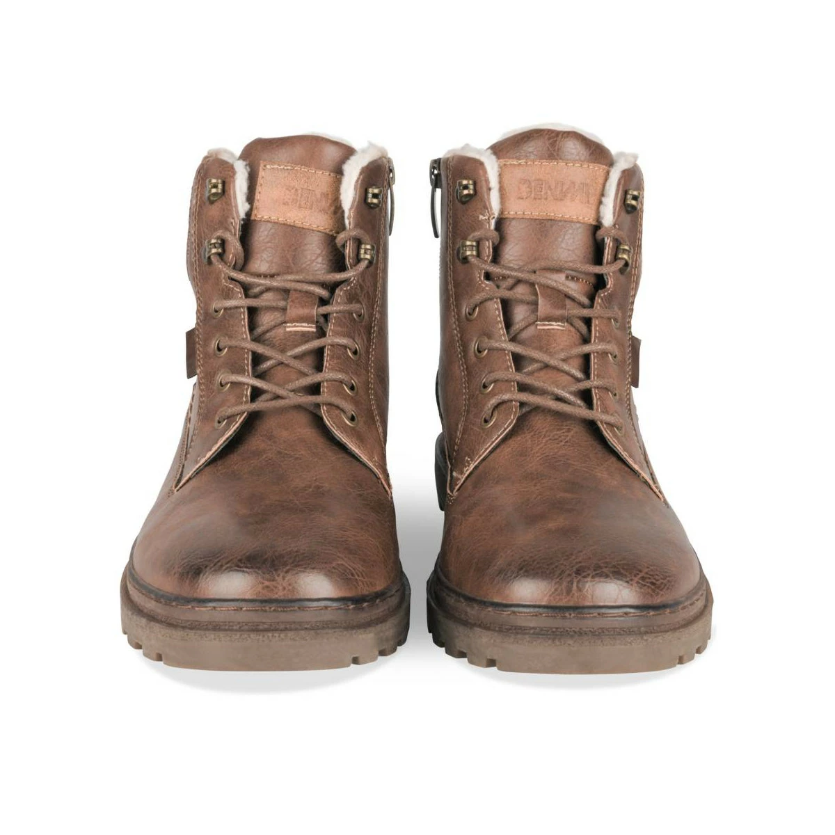 Bottines MARRON DENIM SIDE 3 Bottines MARRON DENIM SIDE – Image 3