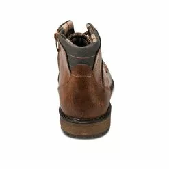 Bottines MARRON DENIM SIDE -magasin de chaussures bottines marron denim side 163