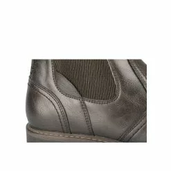 Bottines MARRON DENIM SIDE -magasin de chaussures bottines marron denim side 4