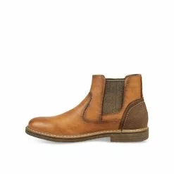 Bottines MARRON DENIM SIDE -magasin de chaussures bottines marron denim side 43