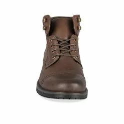 Bottines MARRON DENIM SIDE 7 Bottines MARRON DENIM SIDE -magasin de chaussures bottines marron denim side 7