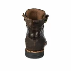 Bottines MARRON DENIM SIDE CUIR -magasin de chaussures bottines marron denim side cuir 17