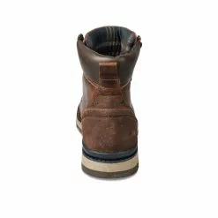 Bottines MARRON DENIM SIDE CUIR -magasin de chaussures bottines marron denim side cuir 37