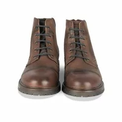 Bottines MARRON DENIM SIDE CUIR -magasin de chaussures bottines marron denim side cuir 42