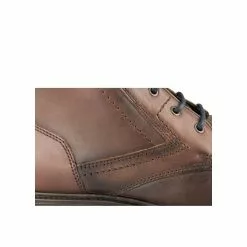 Bottines MARRON DENIM SIDE CUIR -magasin de chaussures bottines marron denim side cuir 44