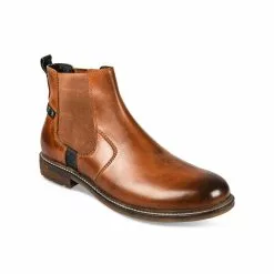 Bottines MARRON DENIM SIDE CUIR