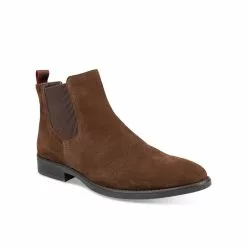 Bottines MARRON DENIM SIDE CUIR