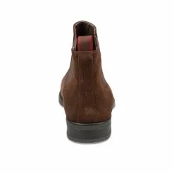 Bottines MARRON DENIM SIDE CUIR -magasin de chaussures bottines marron denim side cuir 73