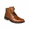 Bottines MARRON DENIM SIDE CUIR