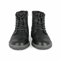 Bottines NOIR DENIM SIDE -magasin de chaussures bottines noir denim side 2