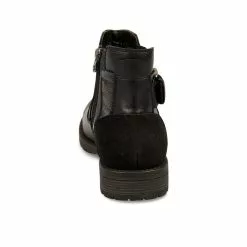 Bottines NOIR DENIM SIDE -magasin de chaussures bottines noir denim side 90