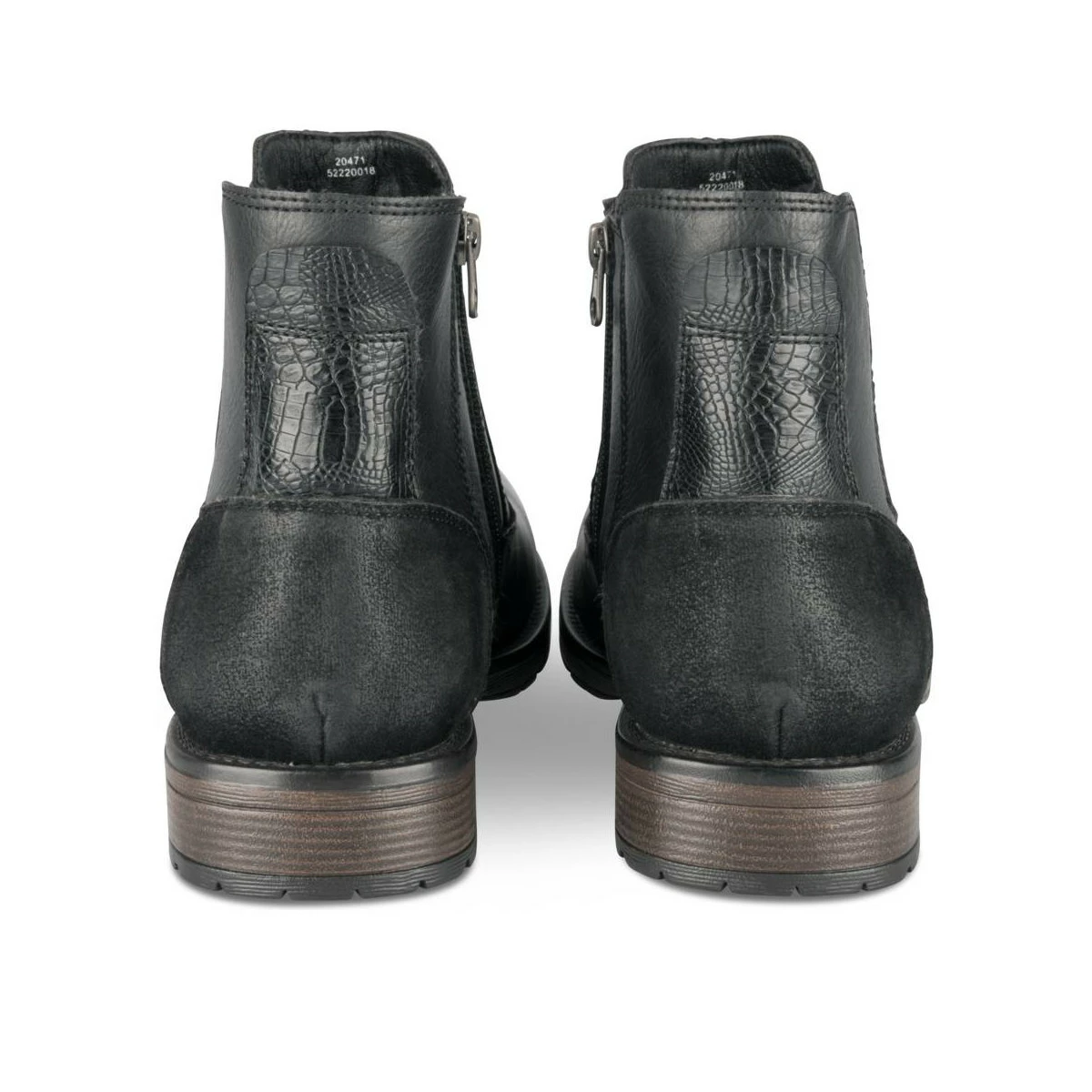 Bottines NOIR DENIM SIDE 4 Bottines NOIR DENIM SIDE – Image 4