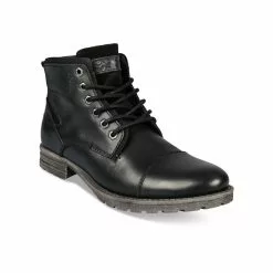 Bottines NOIR DENIM SIDE CUIR
