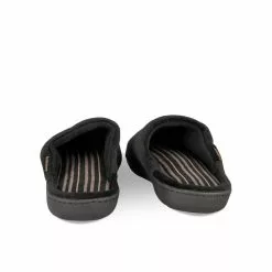 Chaussons NOIR ISOTONER -magasin de chaussures chaussons noir isotoner 3