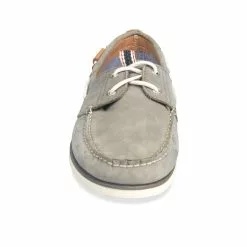 Chaussures Bateau GRIS CAPE BOARD CUIR -magasin de chaussures chaussures bateau gris cape board cuir 14