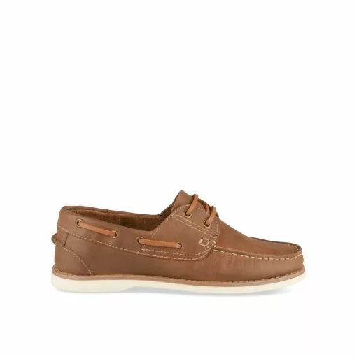 Chaussures Bateau MARRON MEGIS CASUAL -magasin de chaussures chaussures bateau marron megis casual