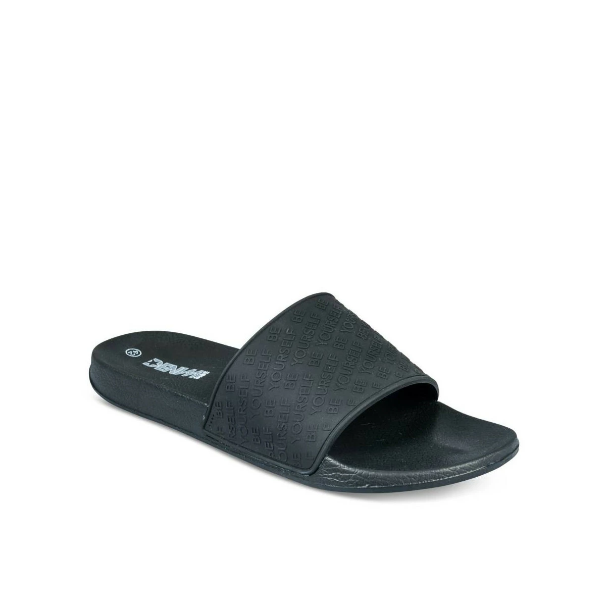 Claquettes NOIR DENIM SIDE 1 Claquettes NOIR DENIM SIDE