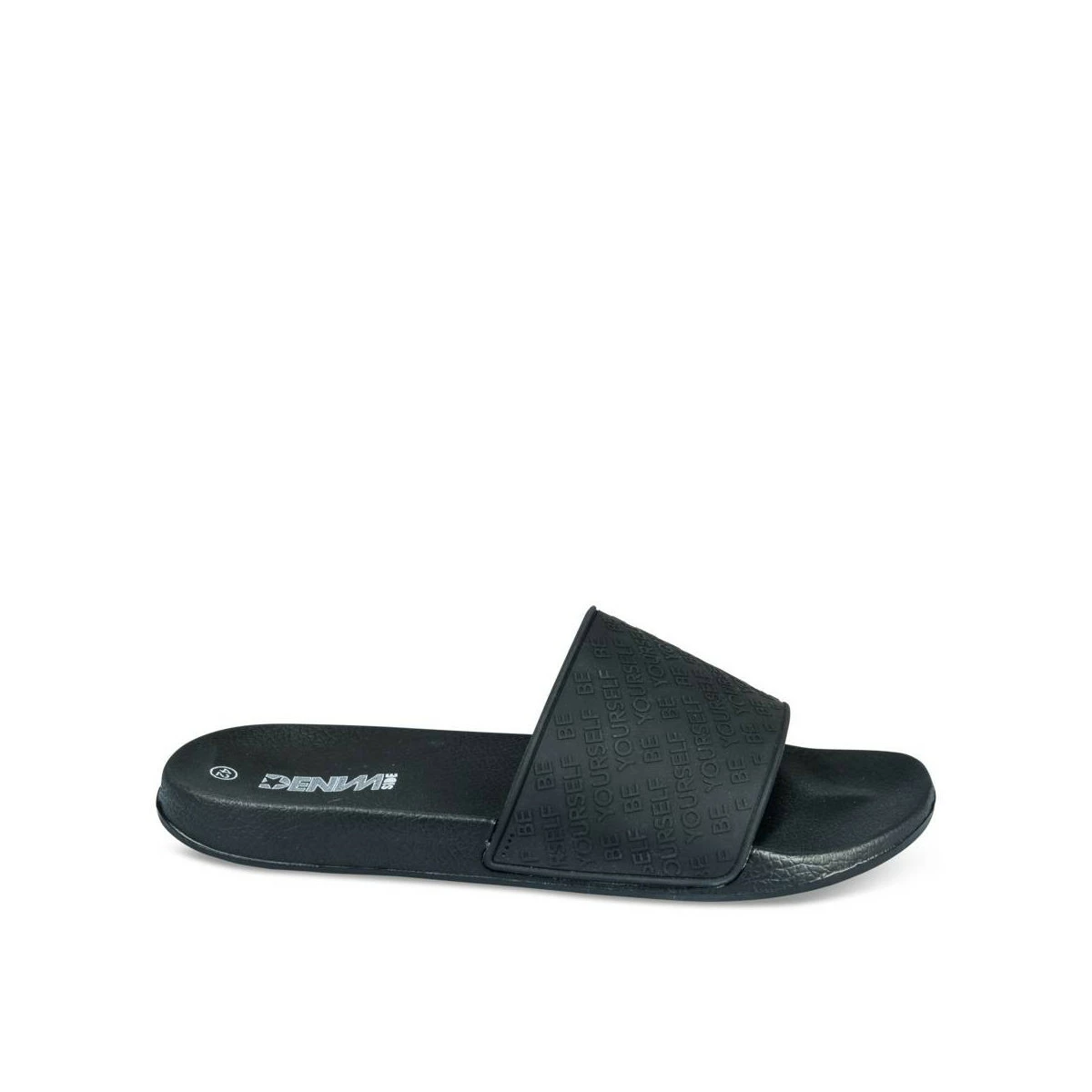 Claquettes NOIR DENIM SIDE 2 Claquettes NOIR DENIM SIDE – Image 2