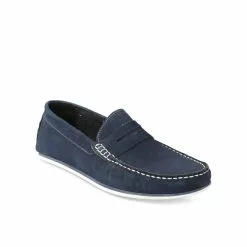 Mocassins BLEU CAPE BOARD CUIR