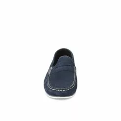 Mocassins BLEU CAPE BOARD CUIR -magasin de chaussures mocassins bleu cape board cuir 34