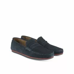 Mocassins BLEU MEGIS CASUAL -magasin de chaussures mocassins bleu megis casual 2