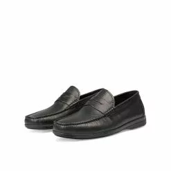 Mocassins NOIR NEOSOFT HOMME CUIR