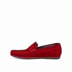Mocassins ROUGE CAPE BOARD CUIR -magasin de chaussures mocassins rouge cape board cuir 3