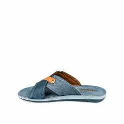 Mules BLEU DENIM SIDE -magasin de chaussures mules bleu denim side 8