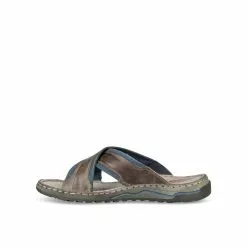 Mules GRIS CAPE BOARD CUIR -magasin de chaussures mules gris cape board cuir 3