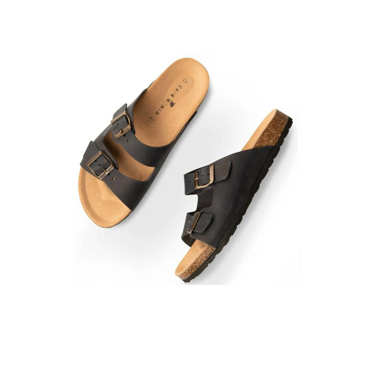 Mules MARINE CAPE BOARD CUIR 4 Mules MARINE CAPE BOARD CUIR – Image 4