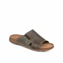 Mules MARRON GREEN RELAX