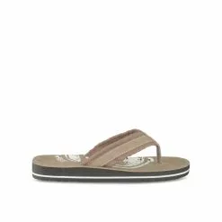 Tongs MARRON DENIM SIDE